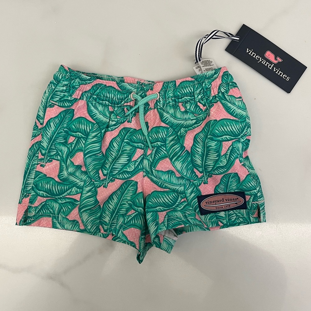 BRAND NEW WITH TAGS Vineyard Vines baby boy chappy bathing suit 6-12 months